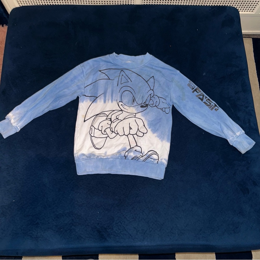 Blue Graphic kids Sweater